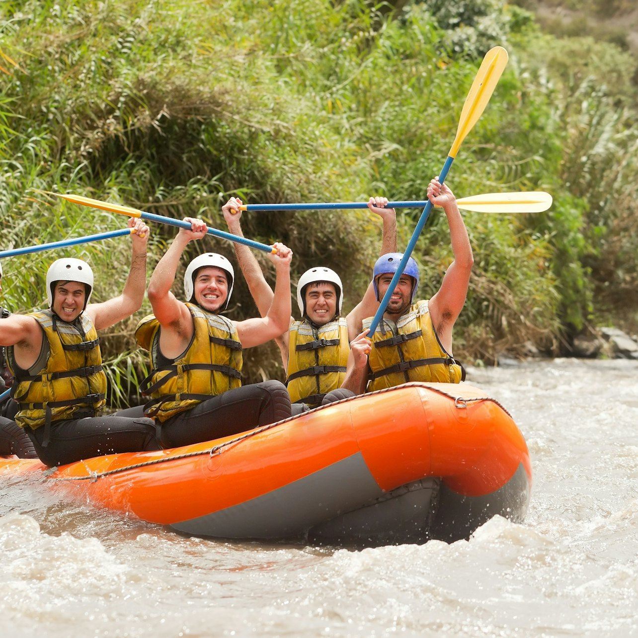 Wildwasser-Rafting auf dem Ayung-Fluss