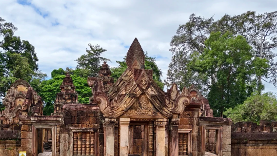 Kemboja • Angkor Wat Laluan C: Angkor luar + Istana Ratu + Gunung Lychee lawatan sehari