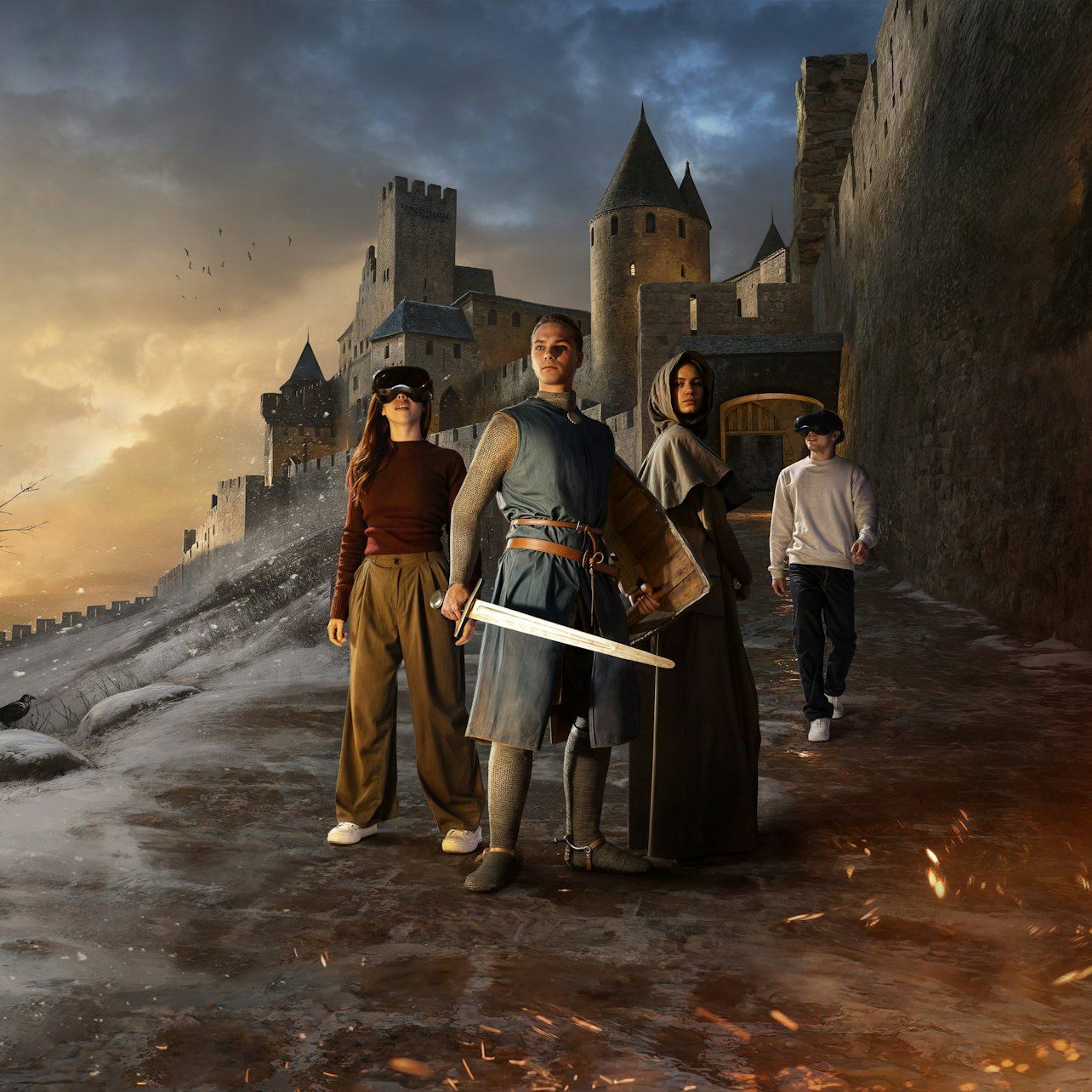 ECLIPSO Burdeos: Les Derniers Remparts - Experiencia VR de Carcasona 1304