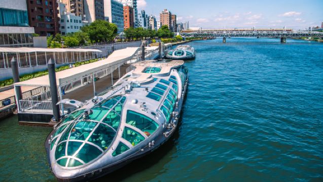 Tokyo Asakusa Temple Odaiba Marine Park Toyosu Hamarikyu Sightseeing Cruise Water Bus