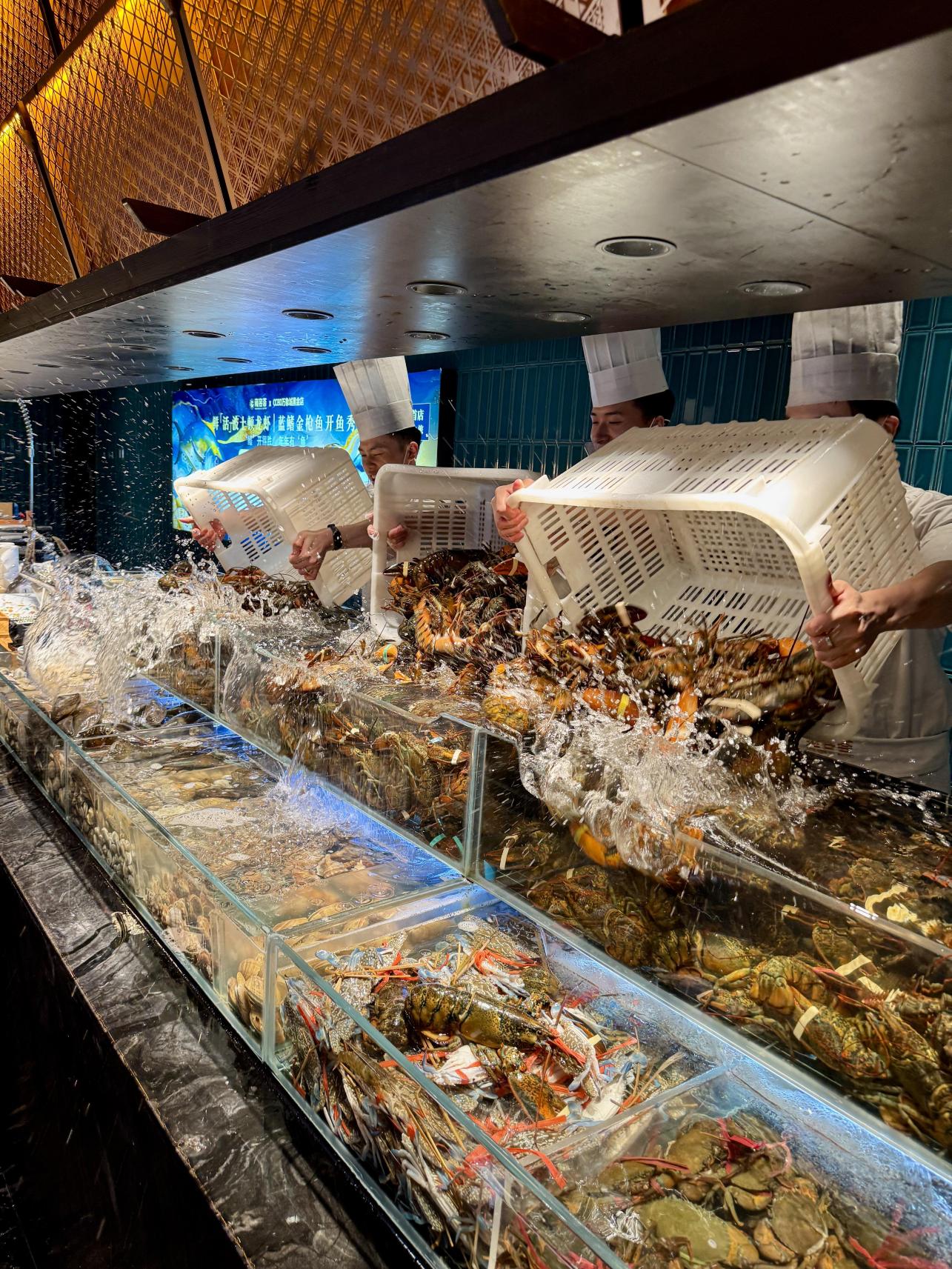 Xi'an • Yong Rong Hui All You Can Eat Kepiting Raja & Lobster Hidup | Kepiting Raja & Lobster Hidup