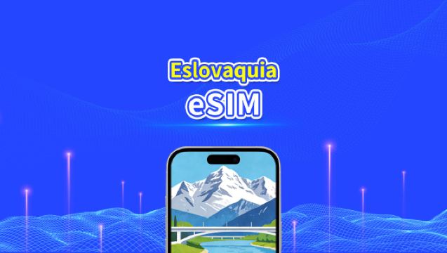 eSIM de Eslovaquia | 5G/4G | Paquete de datos diario/total | 1-30 días | Facturación de 24 horas | código QR