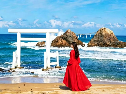 福岡系島柳川遊船一日遊|夫妻岩一蘭拉麵白絲瀑布太宰府椰樹鞦韆