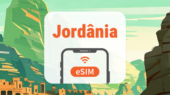 Jordânia eSIM | Todos os AI & TikTok | 1–30 Dias | Código QR