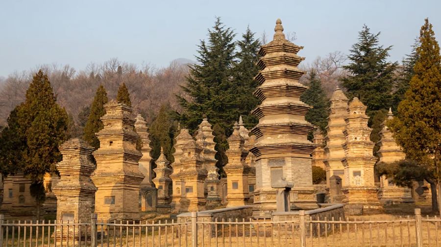 中國河南登封少林寺+少室闕+嵩岳寺塔一日遊