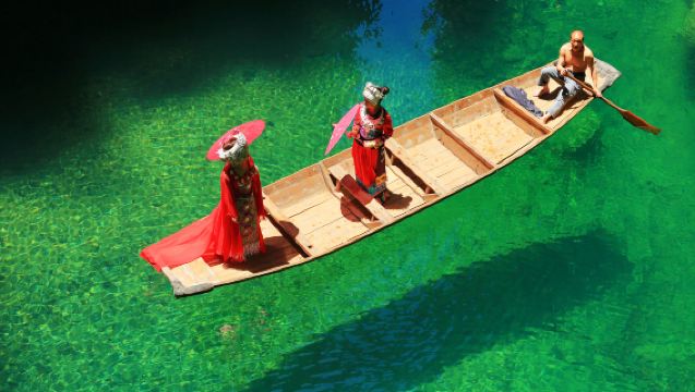 [Pilihan Terbaik] Lawatan Sehari Lembah Gunung Ping + Pemandangan Malam Xuan'en [Xiaoxianbena China]