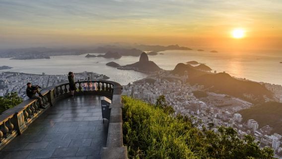 Rio de Janeiro: Entrance to Christ the Redeemer on the Corcovado Train