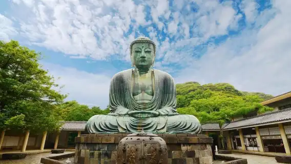 東京:鎌倉、江ノ島、電車の旅、大仏