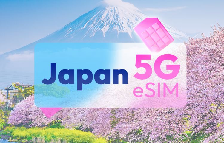 日本・KDDI  eSIM・5G高速/100GB/天・可熱點・無需取卡・日用包/流量包・QR code