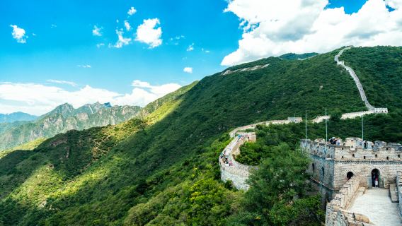 Tour privato di un giorno a Pechino alla Grande Muraglia di Mutianyu e al Giardino dei Panda allo Zoo di Pechino