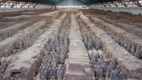 Tour privado de medio día a los Guerreros de Terracota de Xi'an (incluye entrada + transporte directo + visita guiada con explicaciones)