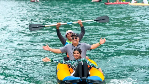 ภูเก็ต ประเทศไทย: ล่องเรืออ่าวพังงา + พายเรือแคนูทะเล ทัวร์พักผ่อนแบบไปเช้าเย็นกลับที่อุทยานแห่งชาติอ่าวพังงา