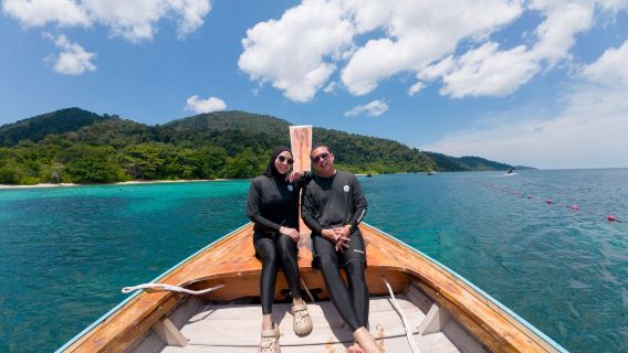 Excursión de día completo por las islas de Ko Lipe y experiencia de snorkel en longtail