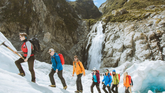 Esperienza di escursione e tour in elicottero sul ghiacciaio Fox
