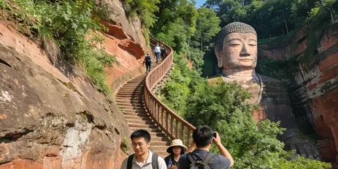 樂山大佛+蘇稽古鎮一日遊(含門票)