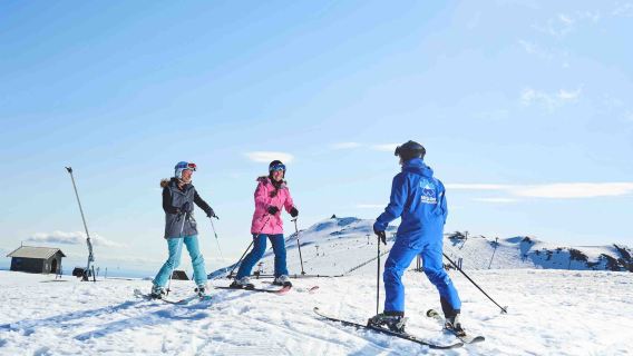 Mt Buller beginner-friendly one-day ski lesson with round-trip from Melbourne | Equipment included | Optional outfit/goggles/gloves