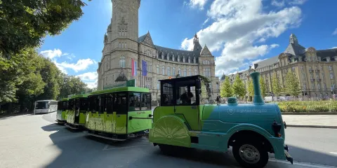 盧森堡老城區觀光小火車(City Train in Old Town Luxembourg)