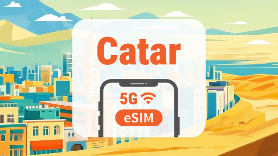 Qatar 5G eSIM | Apps de IA y TikTok | 1–30 Días | Código QR