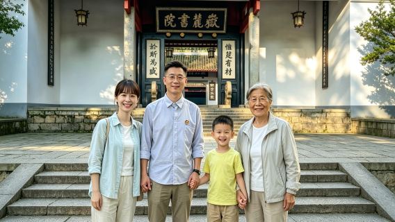 Yuelu Academy + Aiwan Pavilion + Mount Yuelu half-day tour | professional tour guide service + wireless headsets