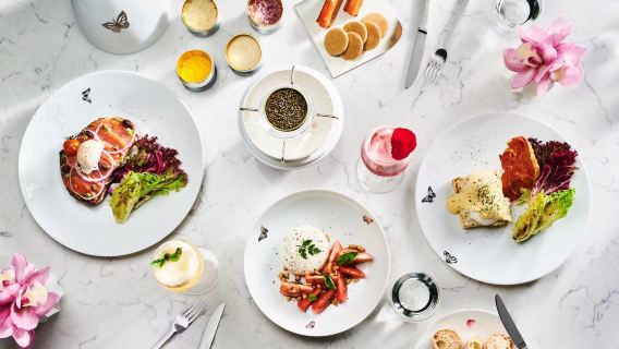 paket teh sore untuk Dua Orang di Morpheus Lounge di City of Dreams, Macau