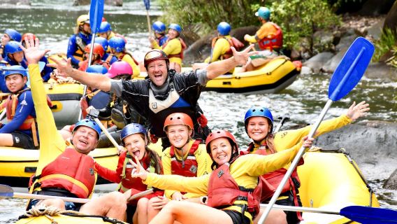 Descente en rafting sur la rivière Tully à Cairns - Option transfert/voiture personnelle - Moniteur + équipement + dîner