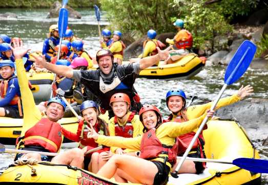Cairns Raging Thunder - Tully River Rafting with Coach + Equipment + Dinner (Optional Transfer/Self-Drive) AUD 177.78