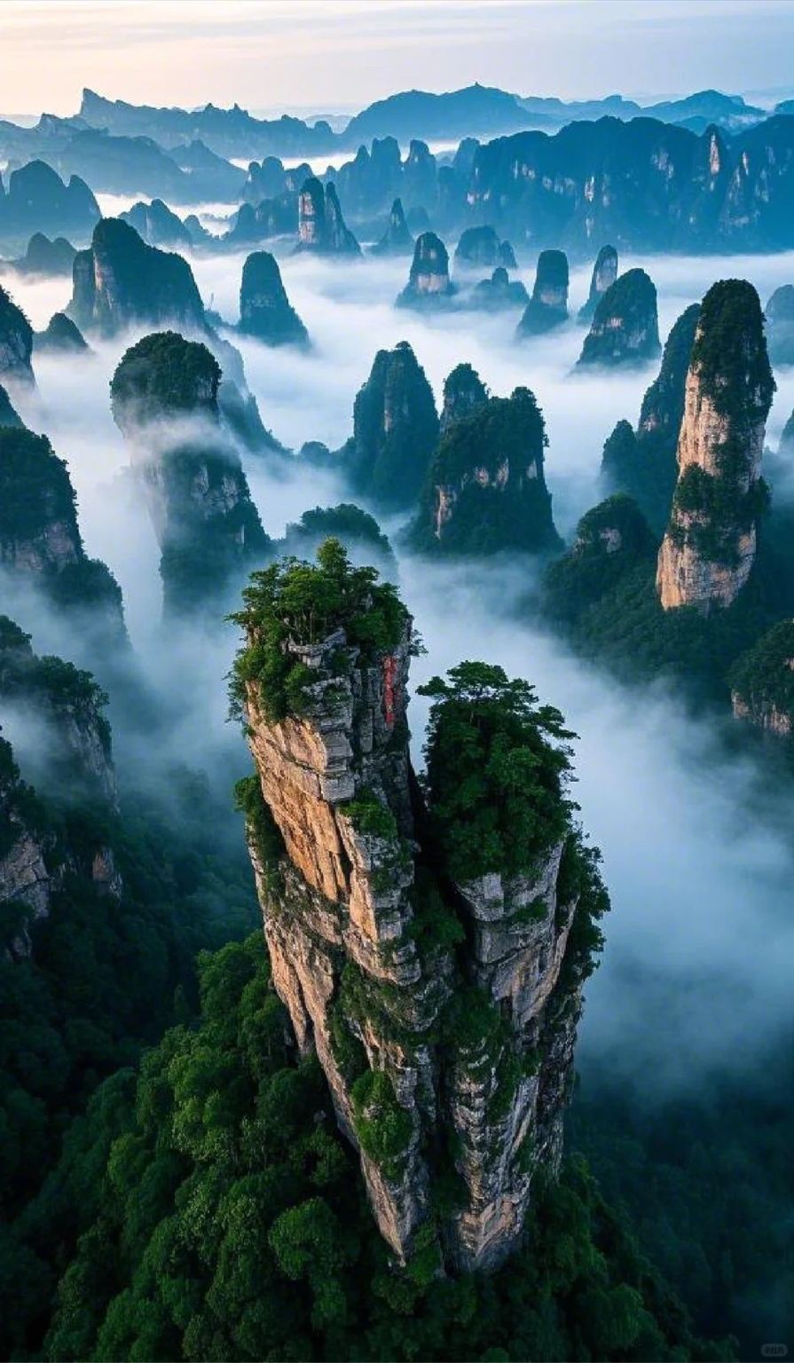 ทัวร์ 1 วัน ชมการแสดงกลางแจ้ง "เทียนเหมิน ฮูเซียน" ที่จางเจียเจี้ย + จุดชมวิวทะเลสาบเป่าเฟง