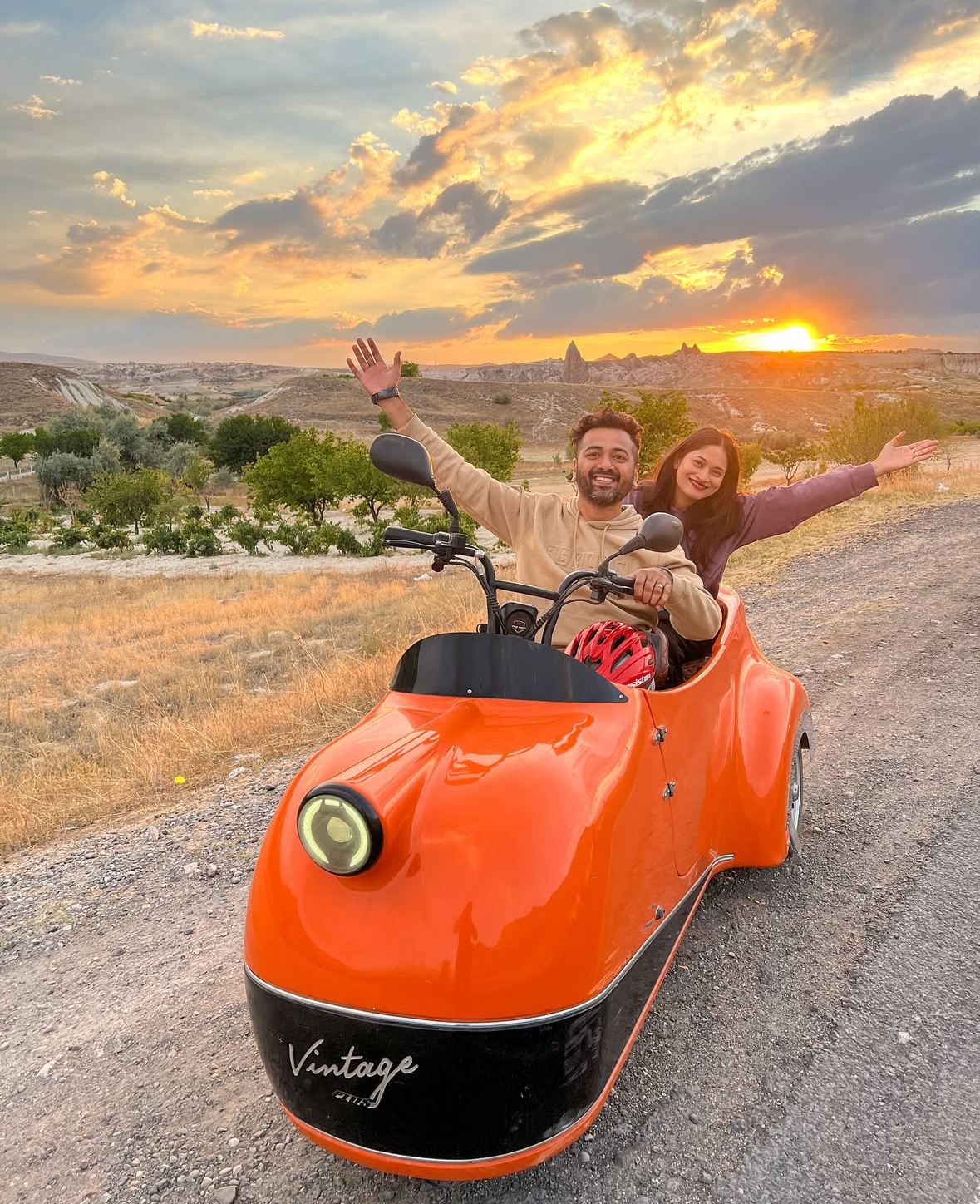 Capadocia: Tour nostálgico en triciclo de 1/2 h con recogida en el hotel