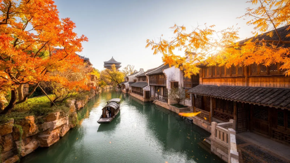 Tour di un giorno in noleggio con conducente esclusivo da Shanghai: Tongxiang - Wuzhen - Puyuan Ancient Fashion Town