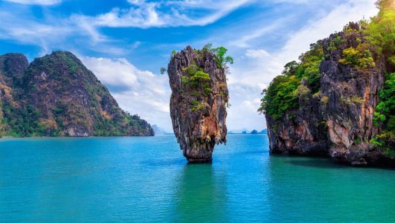Khaolak: James-Bond-Insel-Kajaktour mit Schnorcheln und Mittagessen