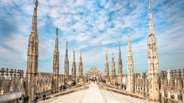 Milaan: snelle rondleiding door de Dom van Milaan en de terrassen