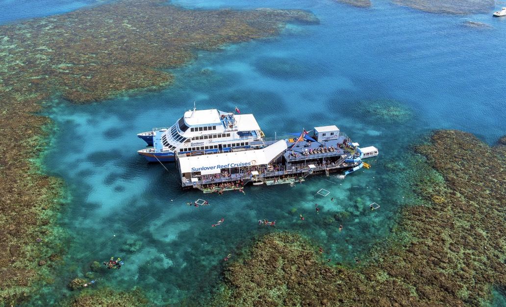 Cairns Sunlover Reef Cruise Day Tour [Single Reef/Dual Island Options/Helicopter Combo Available]