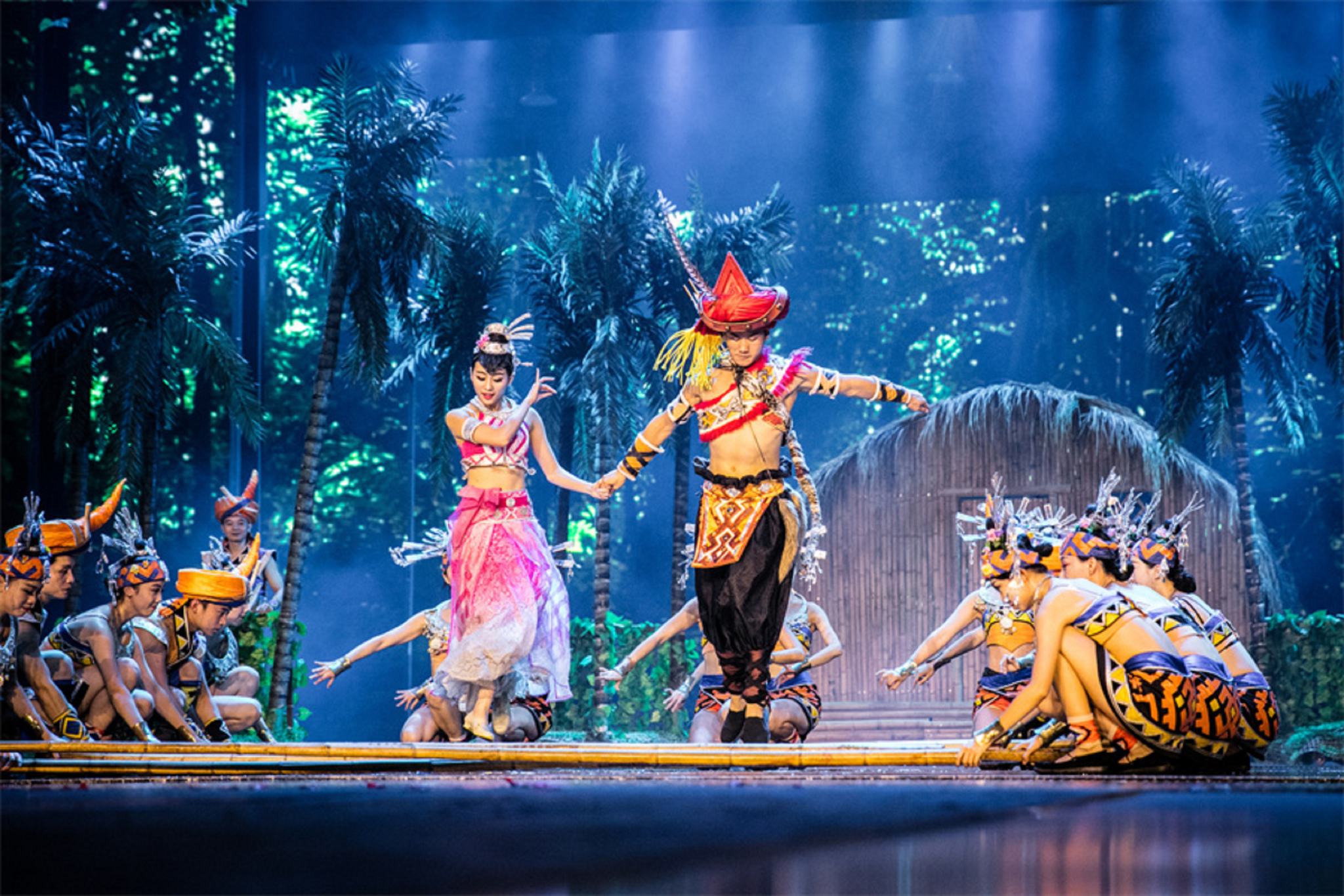 【海南】《三亜千古情景区》コンサートチケット(ホログラム投影+ウォータースクリーン奇観+360°立体ステージ+三亜の万年の歴史を旅する+黎族と苗族の風情を体験)