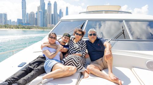 Dubai Luxury Yacht 2/3 Hours Shared Tour with BBQ & Soft Drinks-Sunset/Party/Jet Ski Optional Transport Passes 8