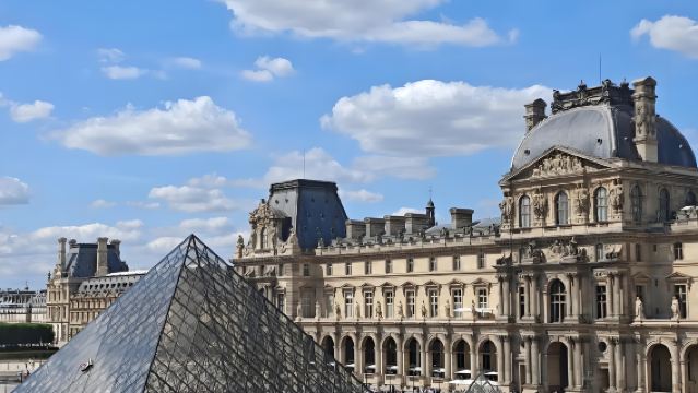 Muzium Louvre Paris Perancis + Champs-Élysées + Arc de Triomphe + Menara Eiffel + Île de la Cité