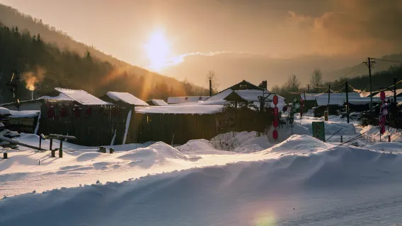 [Departing from Yabuli] China Snow Town One-Day Tour (Encounter a Fantasy Fairytale)