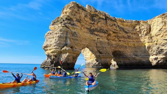Benagil Cave: Guided Kayak Tour from Benagil Beach