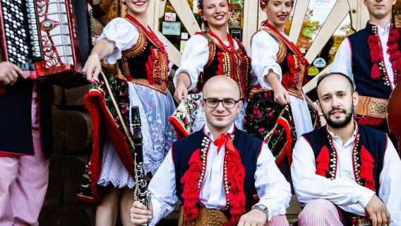 Cracovia: spettacolo popolare polacco e cena tradizionale
