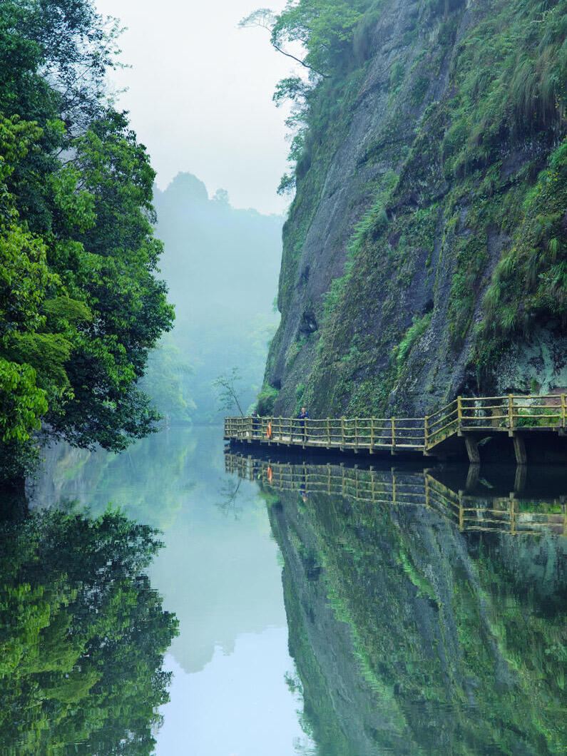 泰寧一日遊大金湖+甘露巖寺+九龍潭（含竹筏漂流）