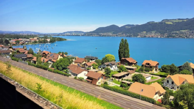 瑞士因特拉肯-圖恩湖-施皮茨-貝亞圖斯洞【中文包車自由行】