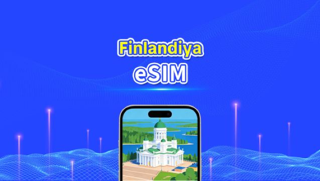 Finlandiya eSIM | 5G/4G | Yüksek Hızlı İnternet | 24 Saat | 1-30 Gün Arası Seçenekler | QR Kodu