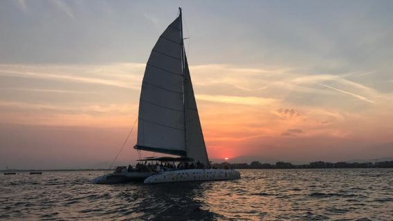 Palma de Mallorca: Sunset Sailing Catamaran Trip with Drink
