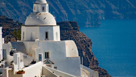Greek Santorini + Bandar Fira + Imerovigli - Sewaan Peribadi Lawatan Sehari - Itinerari Boleh Dilaras