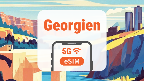 Georgien 5G eSIM | Triple netværk • Alle AI & TikTok | 1–30 dage | QR-kode