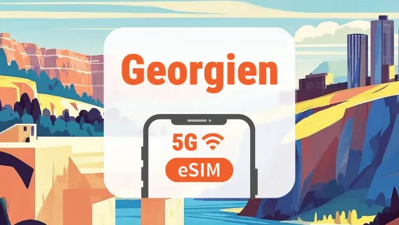Georgien 5G eSIM | Trippelnätverk • Alla AI & TikTok | 1–30 dagar | QR-kod