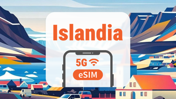 Islandia 5G eSIM | Podwójna sieć • Wszystkie AI & TikTok | 1–30 dni | Kod QR
