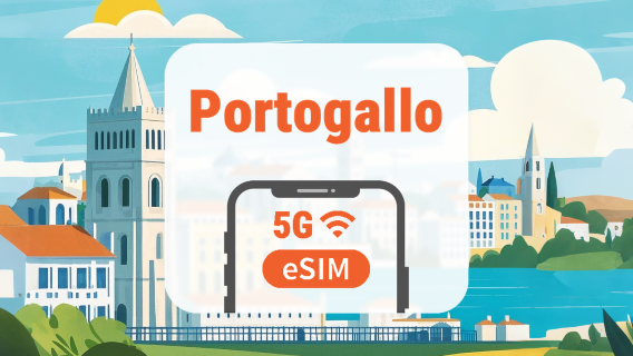 Portogallo 5G eSIM | Doppia Rete • AI & TikTok | 1–30 Giorni | Codice QR