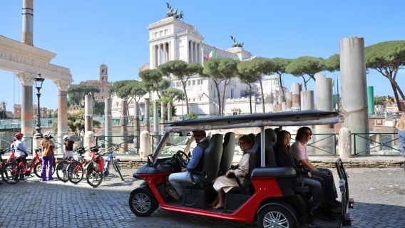 Rome en voiturette de golf : les incontournables en une balade