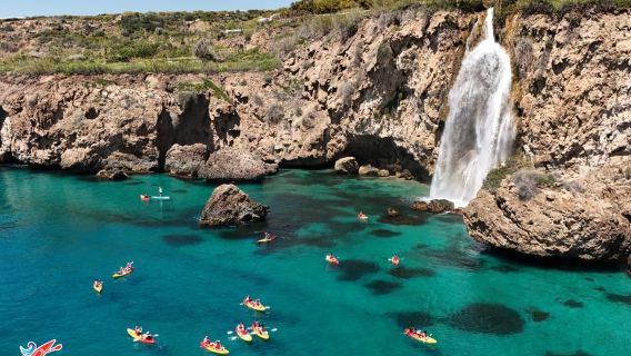 Nerja: Guided Kayak Tour Nerja Cliffs and Maro Waterfall