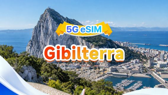 Gibilterra eSIM 5G | Supporta All AI & TikTok | Totale 1GB - 30GB | 3-30 giorni | Addebito ogni 24 ore | QR code